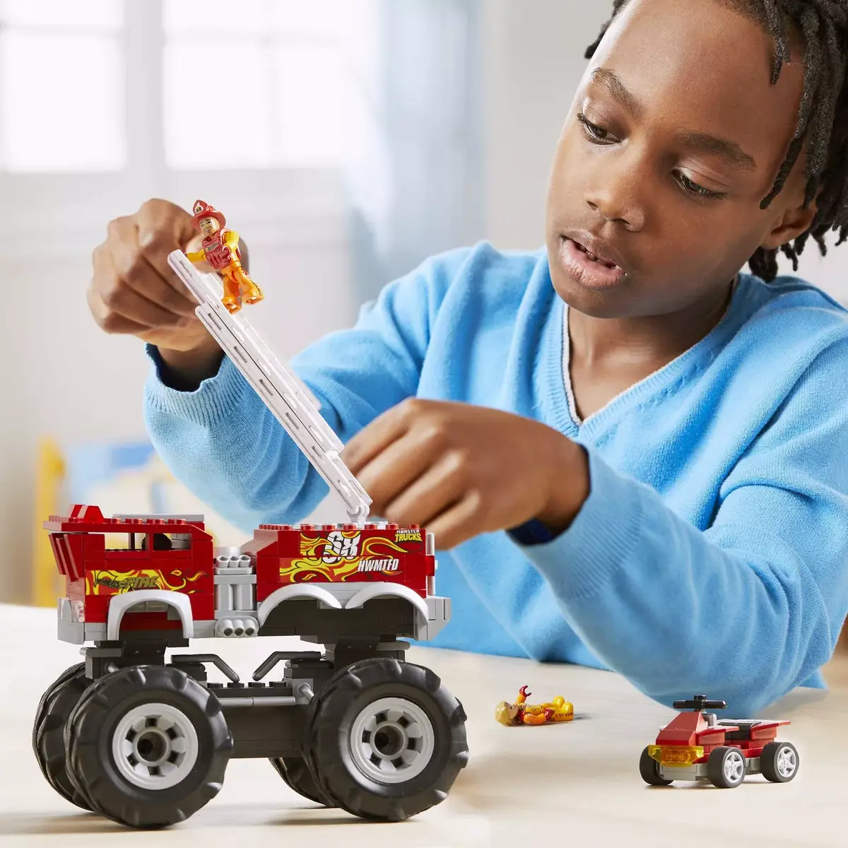 Būvniecības komplekts MEGA Hot Wheels HW 5-Alarm ugunsdzēsēju auto Photo 5