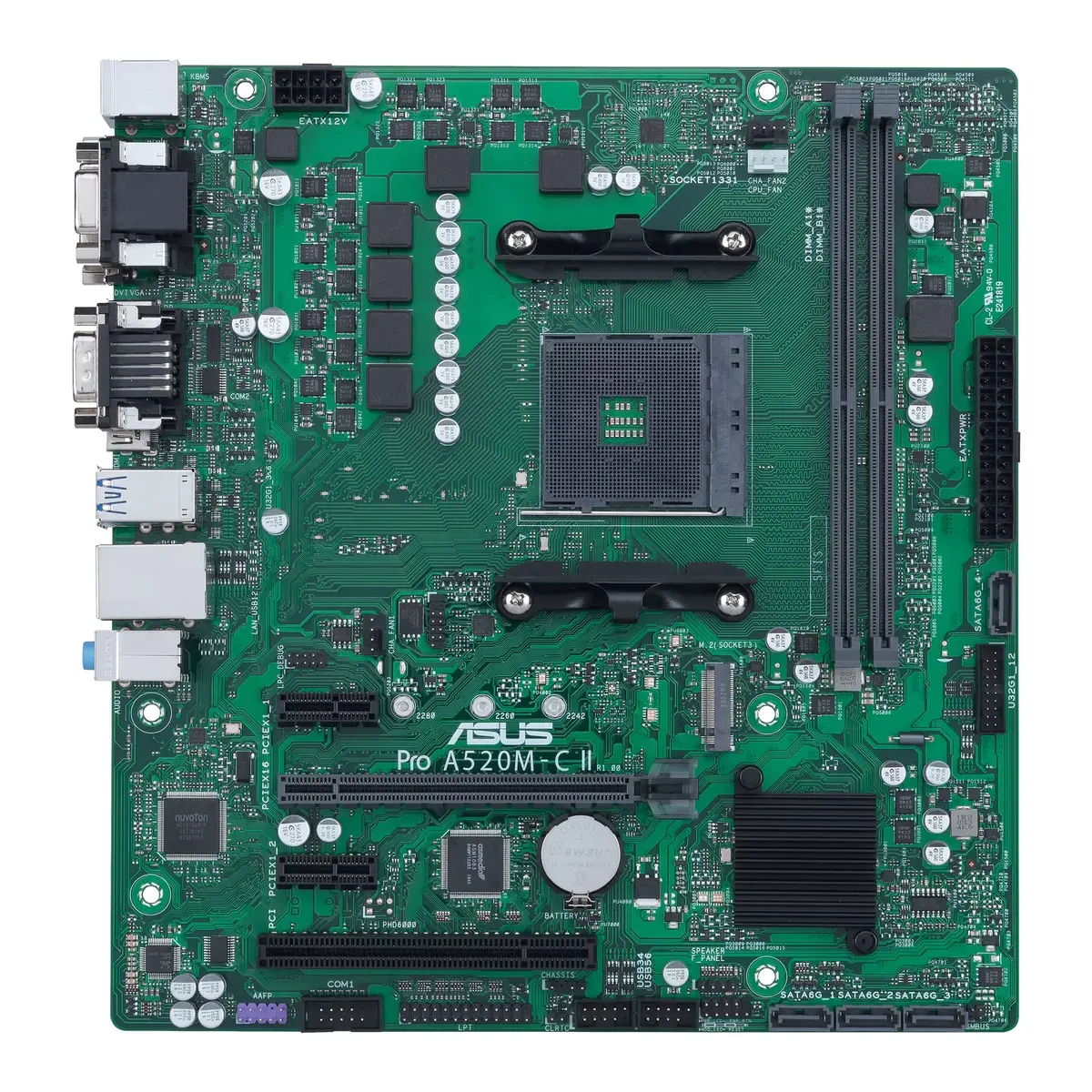 Motherboard ASUS PRO A520M-C II/CSM, 90MB18F0-M0EAYC Photo 2