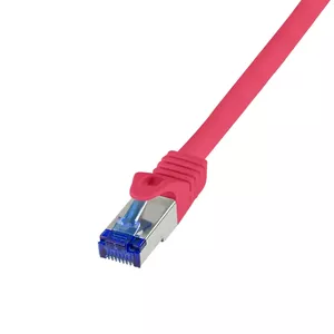Сетевой кабель LogiLink C6A034S Cat6a S/FTP, RJ-45, 1 м, красный