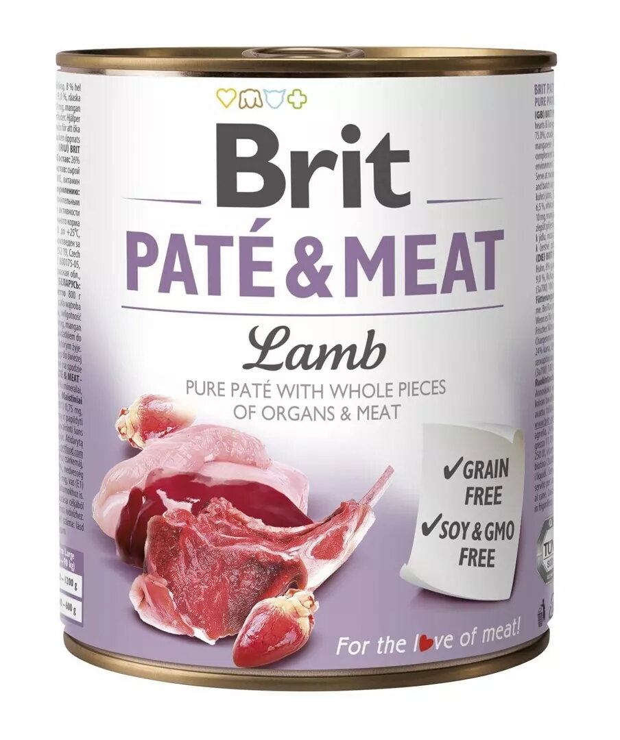 Mitrā barība suņiem Brit Paté &