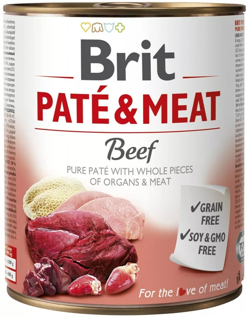 Mitrā suņu barība Brit Paté &
