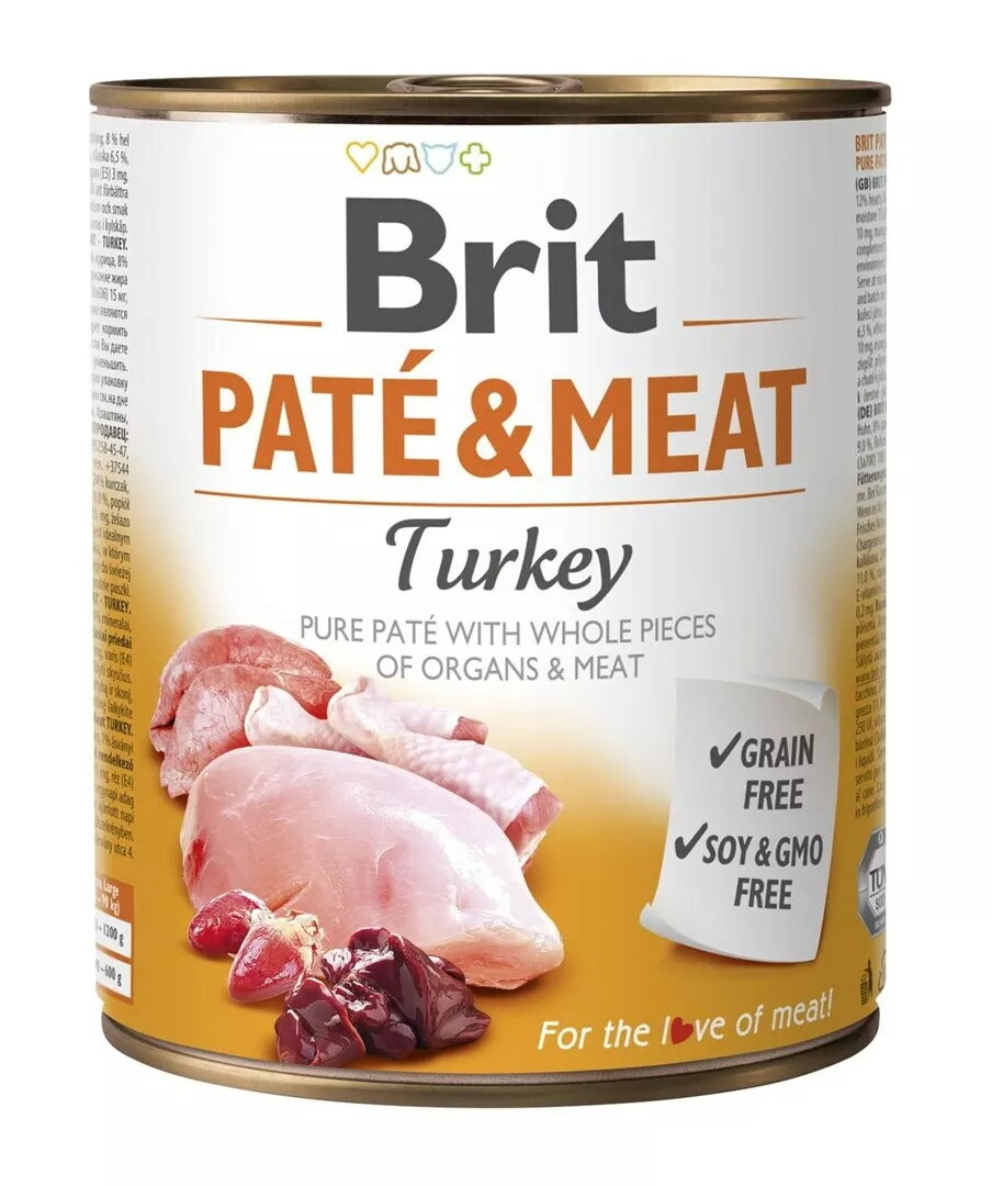 Mitrs suņu barības konservs Brit Paté
