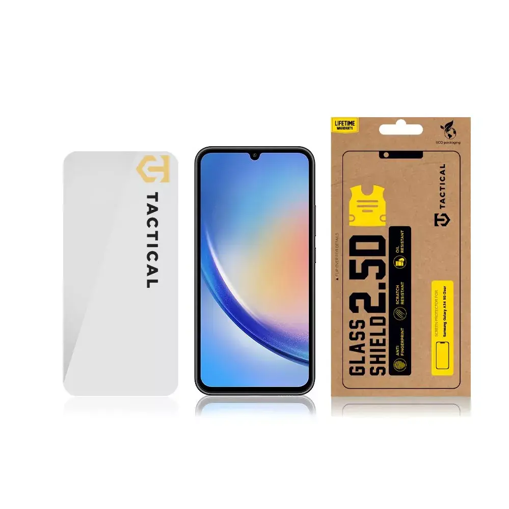 Tactical Glass Shield Screen Protector for Samsung Galaxy A34 5G Photo 2