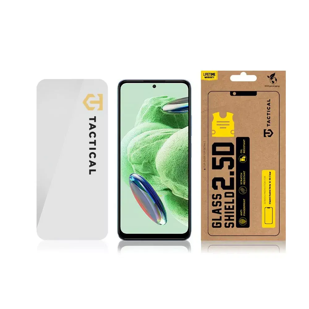 Tactical 2.5D Screen Protector for Xiaomi Redmi Note 12 5G Photo 2