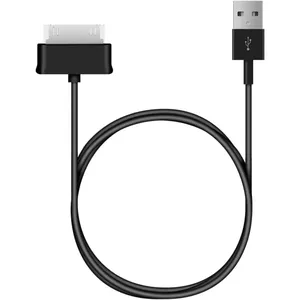USB‑кабель TECHLY для Samsung Galaxy Tab, Samsung 30‑pin — USB A, USB 2.0, 1,2 м, чёрный