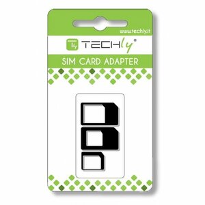 Techly I-SIM-3 SIM/atmiņas kartes adapters SIM kartes adapters