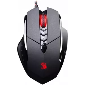 Игровая мышь A4Tech V7M USB Type-A оптическая 3200 DPI, 8 кнопок, кабель 1.8 м, черно-красная