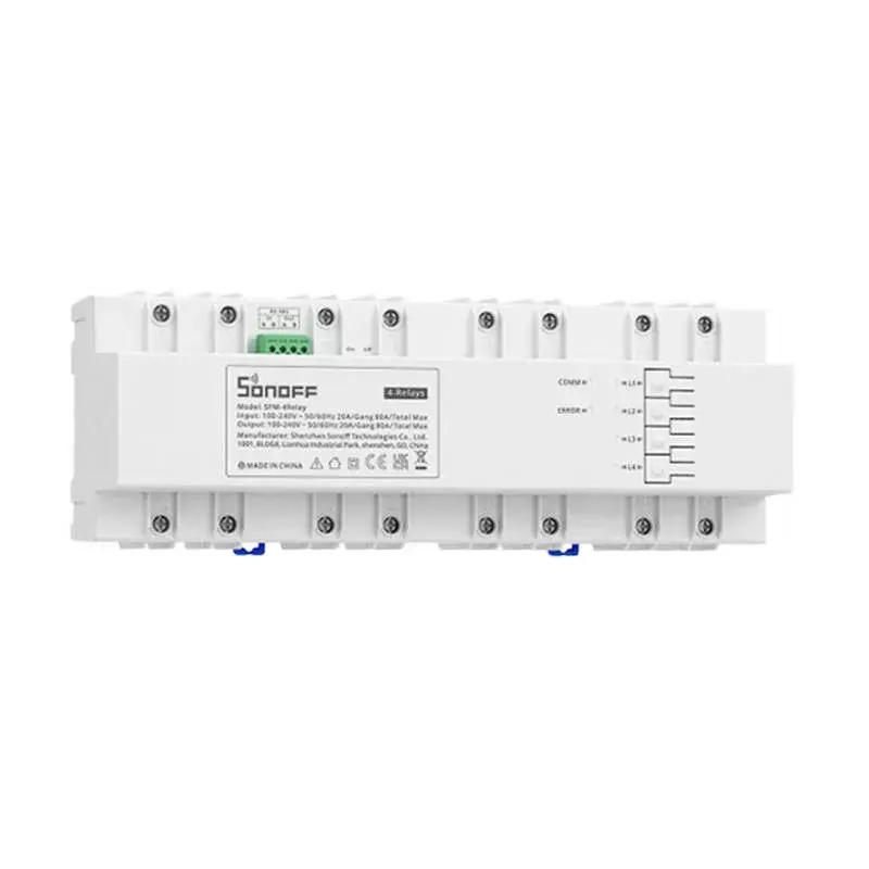 Sonoff SPM-4Relay 4‑kanālu Wi‑Fi relejs Photo 2