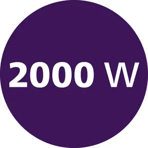Power up to 2000 W