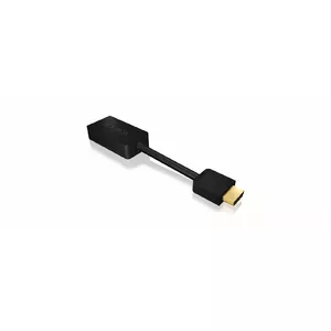 RaidSonic IB-AC502 video kabeļu aksesuārs VGA (D-Sub) HDMI Type A (Standard) Melns