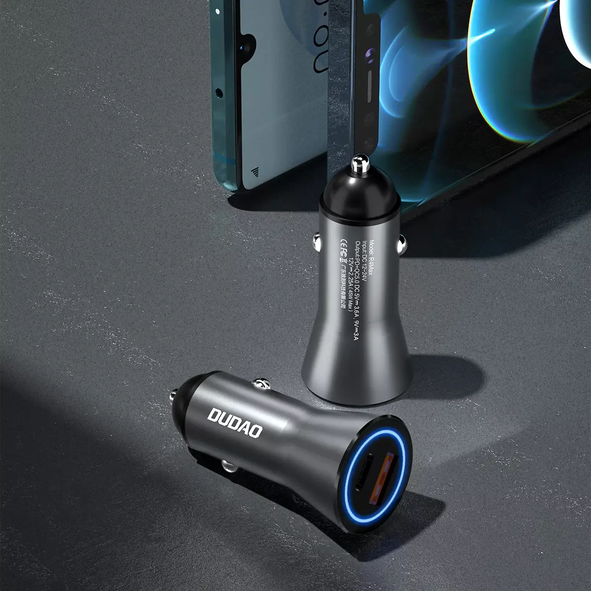 Car Charger DUDAO 45W PD QC5.0 Photo 4
