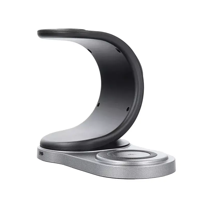 3in1 Wireless Charger Stand FORCELL FO-QiST3IN1P-BK 15W Photo 2