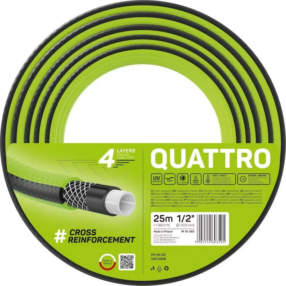 Садовый шланг Cellfast Quattro 3/4" 25 м Photo 2