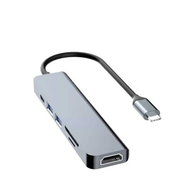 DUDAO Alu 6-в-1 USB Hub Photo 4