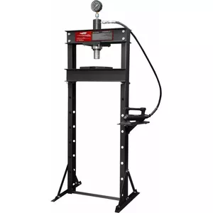Hydraulic Press with Gauge AWTools AW20056 — 12 tonne capacity, portable workshop press