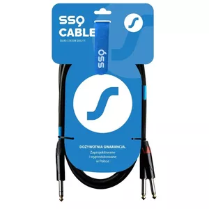Кабель SSQ SS-1453 стерео Jack 3,5 мм на 2x моно Jack 3,5 мм, 2 м, чёрный