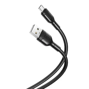 USB to Micro USB Cable XO NB212 2.1A 1 m — black