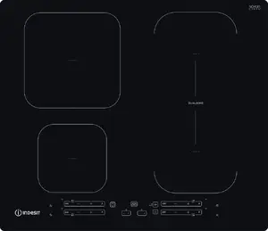 Indesit IB 65B60 NE Built-in Induction Hob with 4 Cooking Zones Touch Control Glass-Ceramic Surface 7200W Black