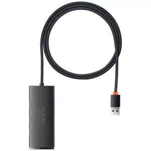USB Hub Baseus WKQX030101 USB 3.2 Gen 1 Type-A 5000 Mbit/s Melns