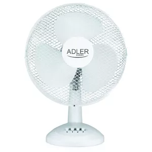 Desk Fan Adler AD 7304 White 40 cm 3 Speeds Oscillation 45 W