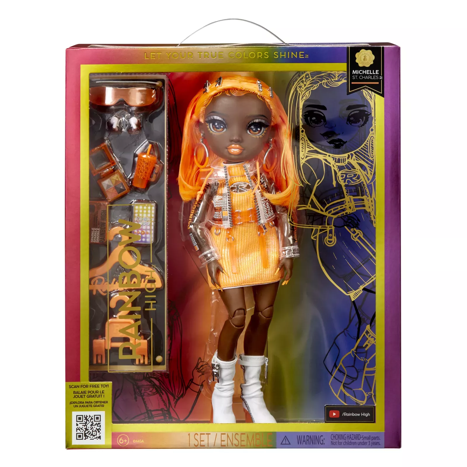 Toy Rainbow High Fantastic Fashion Doll- Poppy (orange), Posters, Gifts,  Merchandise