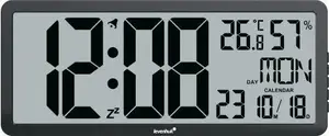 Indoor/outdoor clock thermometer Levenhuk Wezzer Tick H80 — analog clock with temperature display