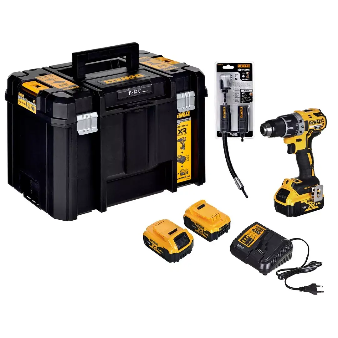 Cordless Screwdriver DeWalt DCD791P3A Photo 1