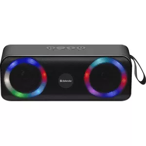 Портативная Bluetooth моно-колонка DEFENDER Q1 Black, 10 Вт RMS, 1200 мА·ч, Bluetooth 5.0, MicroSD, FM, AUX, USB