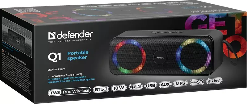 Stereo Portable Speaker Defender BEATBOX 20 65420 Photo 11