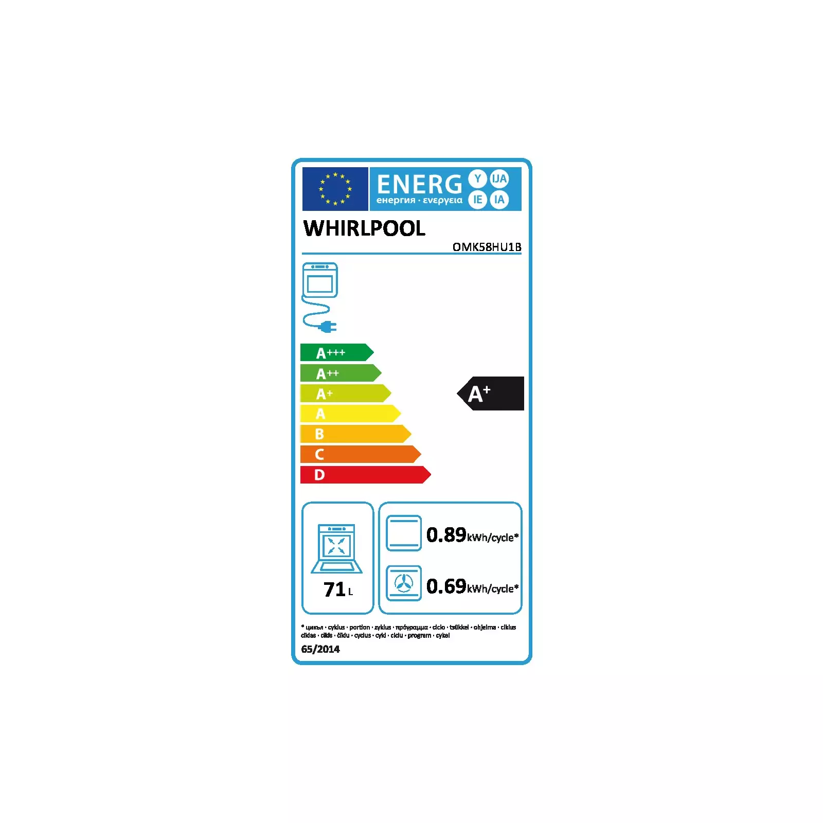 WHIRLPOOL OMK58HU1B Photo 18