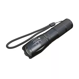 Ручной фонарь Extralink EX.30684, SMD LED 10 Вт, алюминиевый корпус, питание AAA, 123×34×28 мм, чёрный