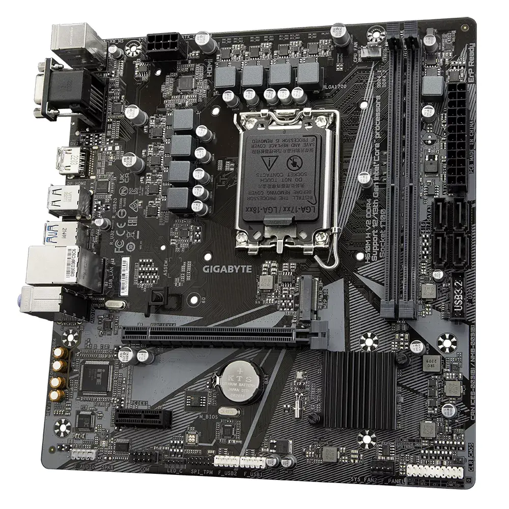 Материнская плата GIGABYTE H610M H V2, H610 Photo 4