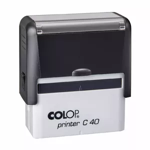 Штамп COLOP Printer C40 корпус чёрный без штемпельной подушки