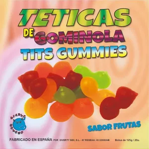 Gummy Teats DIABLO GOLOSO D-234677 assorted glossy candies