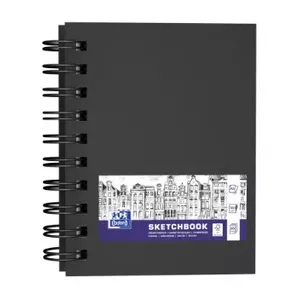 Writing notebook Oxford 400152649 A6, hardcover, 80 sheets, 100 g/m², black