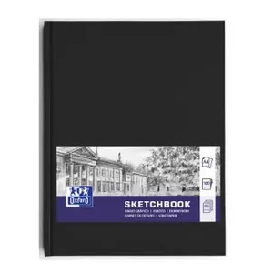 Writing notebook Oxford 400152623 A4 Hardcover 192 sheets 100 g/m² Black