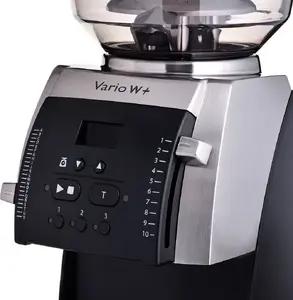 Kafijas dzirnaviņas BARATZA Vario W+ — melnas, programmējamas ar dzirnām