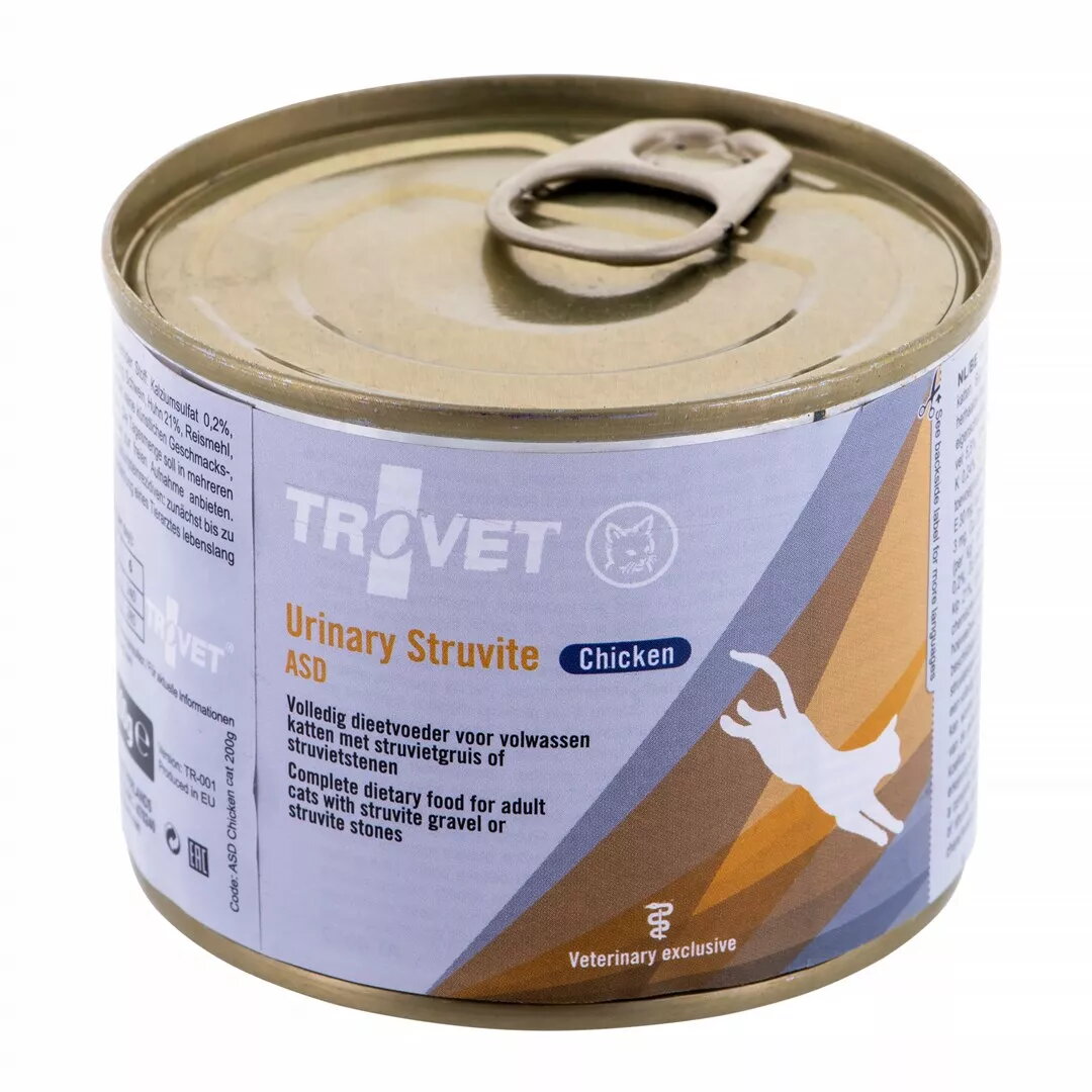 Mitrs kaķu barības TROVET ASD Urinary
