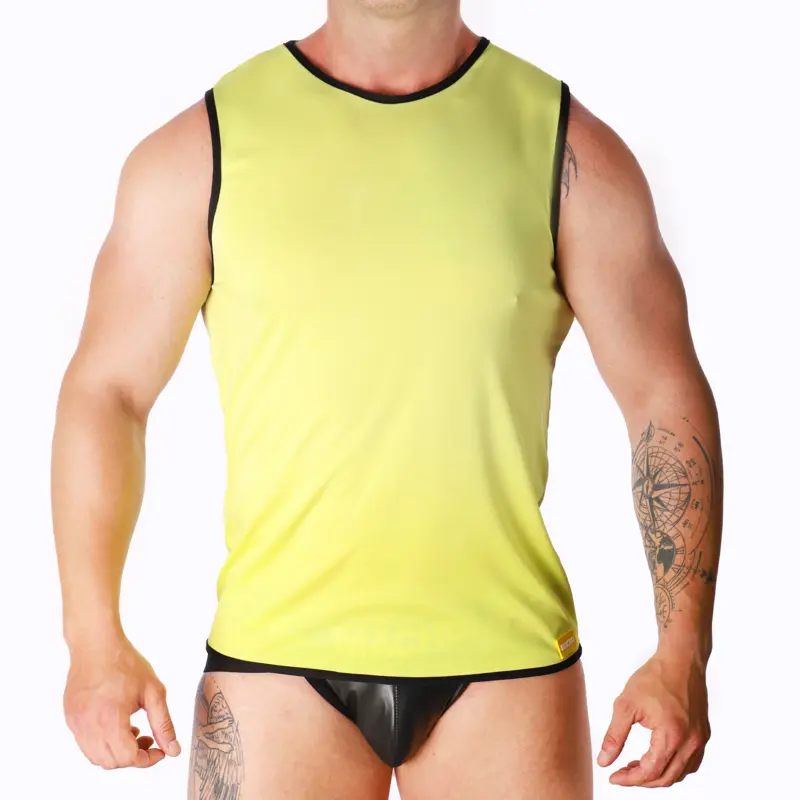 T-krekls Macho Underwear modelis D-233413 dzeltenā