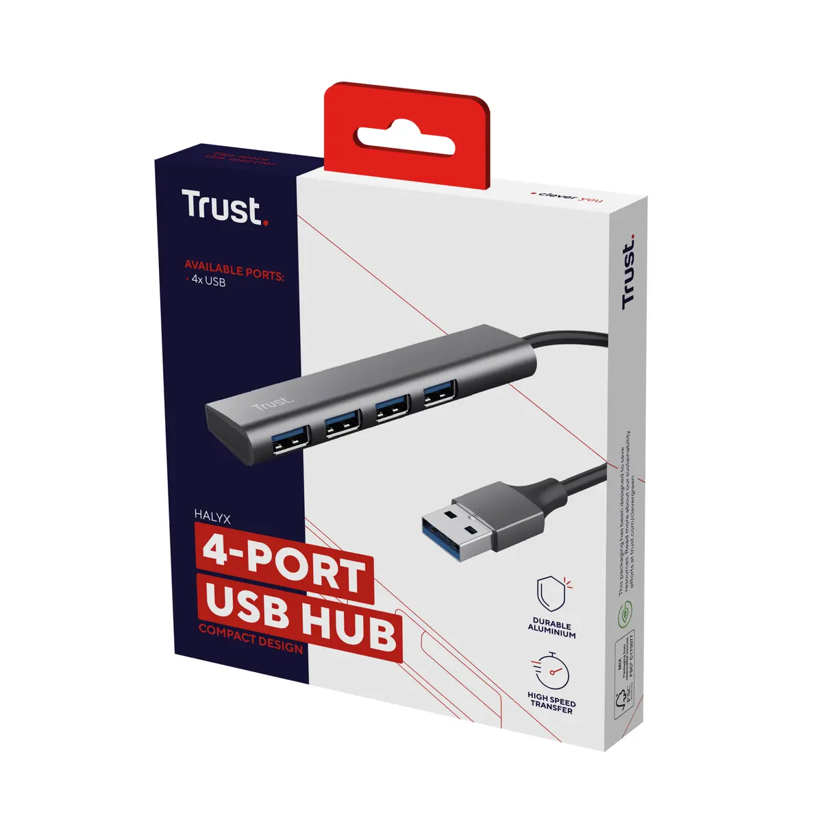 USB концентратор Trust Halyx Photo 7