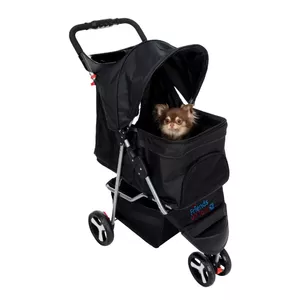 Pet stroller Trixie 28958 for dogs, foldable metal frame, polyester, max load 11 kg, 470×1000×800 mm