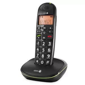 Doro PhoneEasy 100w DECT telefons Melns