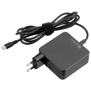 Sandberg USB-C AC Charger PD65W EU 2M Universāls Melns Iekštelpas