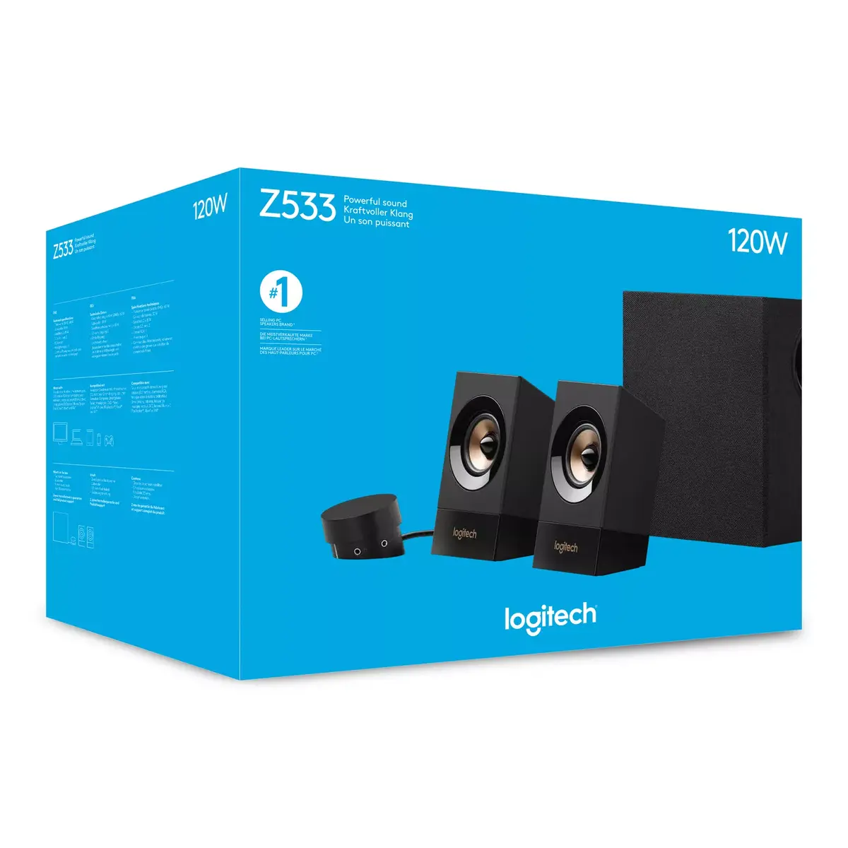 Мультимедийные колонки Logitech z533, 980-001054 Photo 17