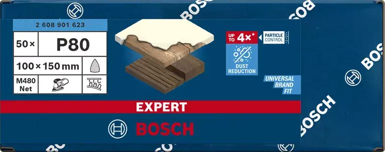 Slīpēšanas tīkls Bosch Expert M480 Photo 2