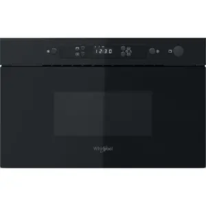 Whirlpool MBNA900B Iebūvējama solo mikroviļņu krāsns ar 22 l ietilpību 750 W jaudu LCD displeju un pogu vadību melna