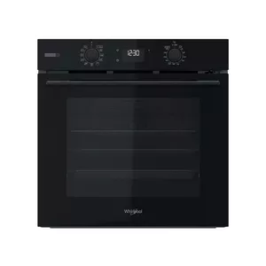 Whirlpool, 71 л, пиролитическая очистка, черный - Интегрируемый духовой шкаф