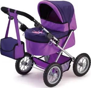 Lelles ratiņi BAYER Trendy dziļie, violeti, modelis 13012AA