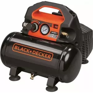 Компрессор Black & Decker 6 л безмасляный 0.5 л.с. 8 бар 55 л/мин модель 8213295BND305
