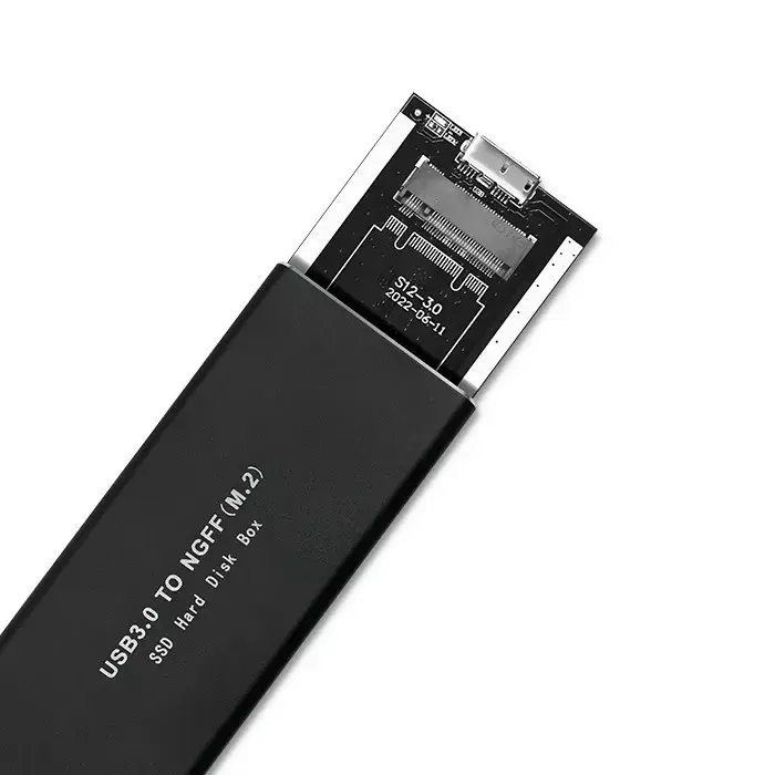 M.2 SATA SSD Enclosure QOLTEC 51854 USB 3.0 Photo 3